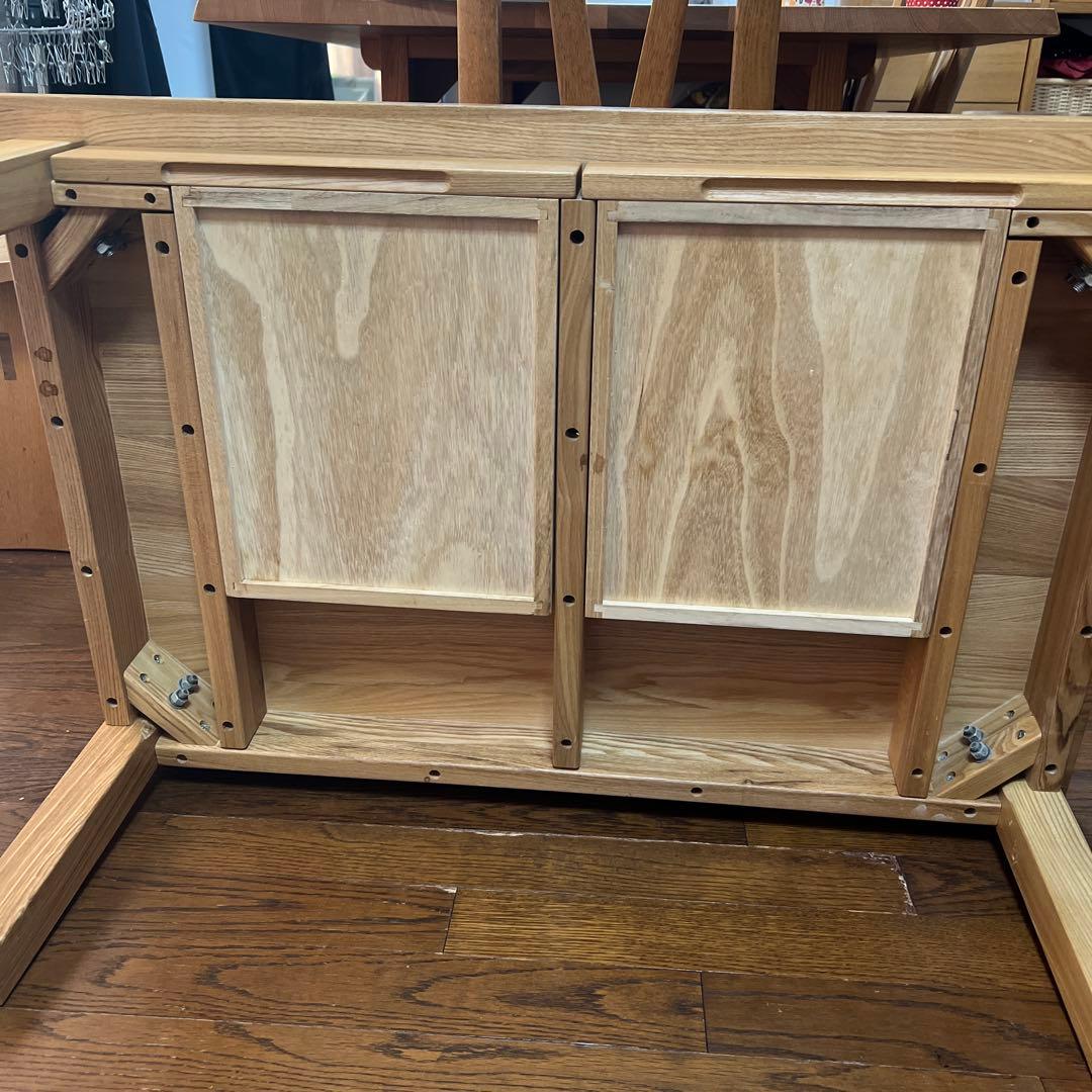 送料込み！ 【売り切り】無印良品 木製ローテーブル 引き出し