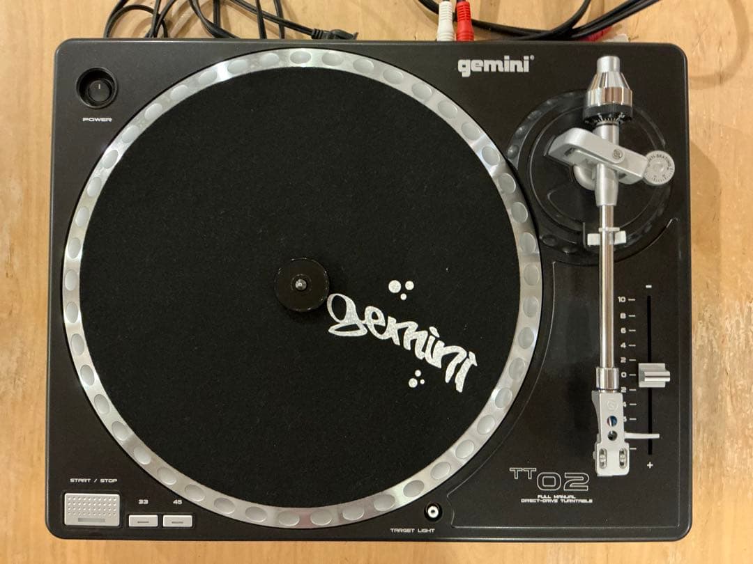 Gemini TT-02 ターンテーブル ブラック