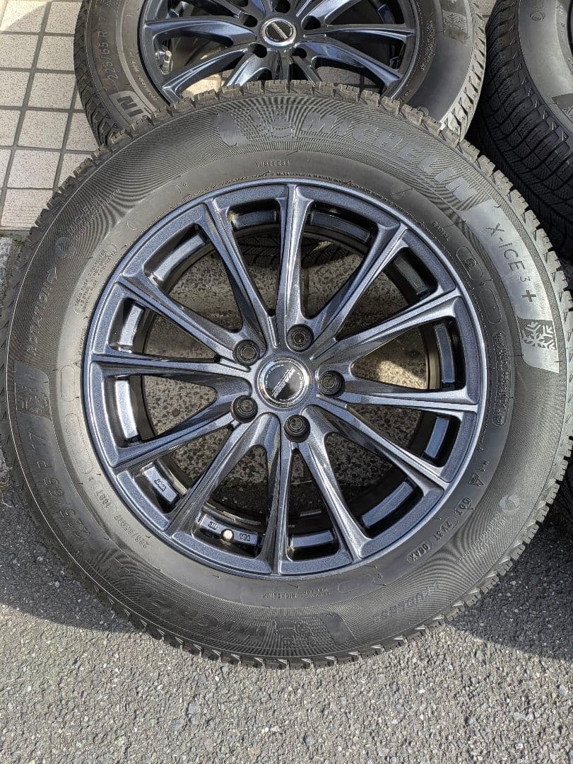 17インチ バリ山ミシュランスタッドレスタイヤ付きホイールセット