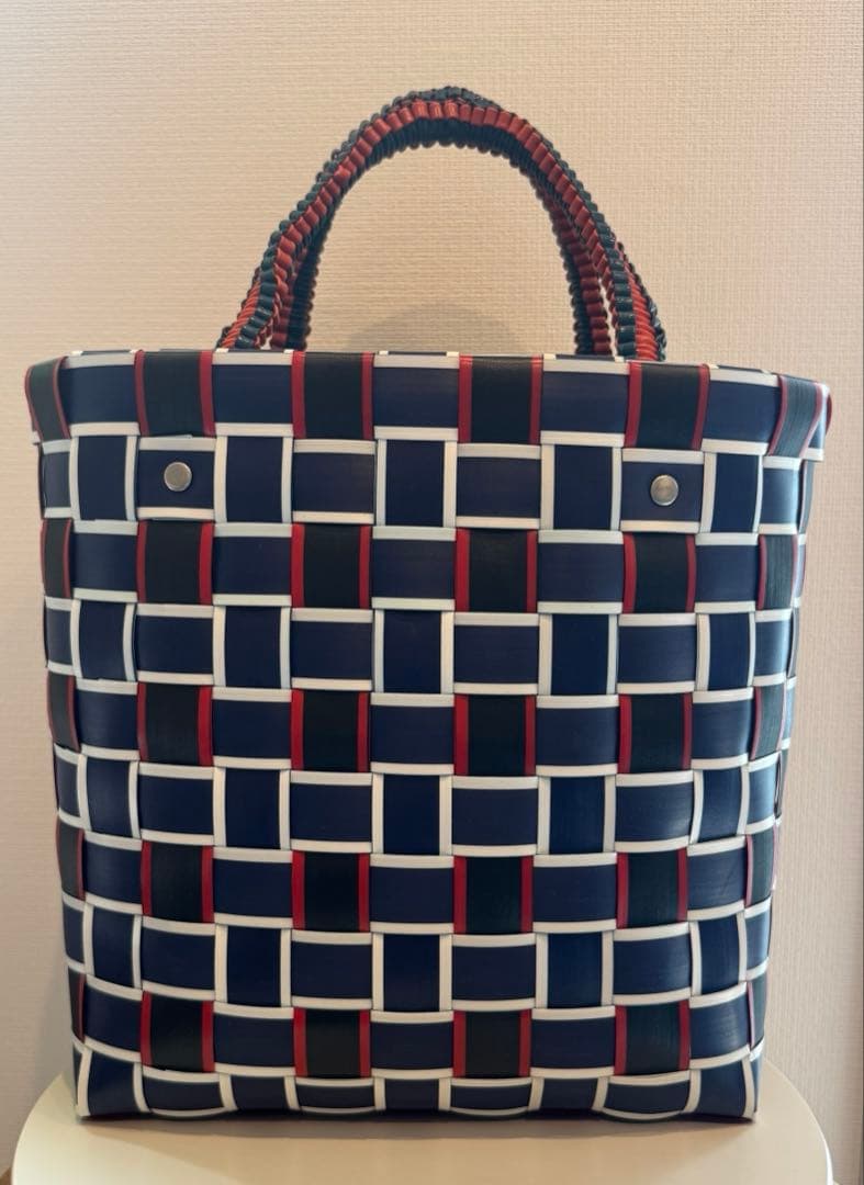 【正規品】MARNI マルニ マルニマーケット バスケット 編み込み カゴバッグ