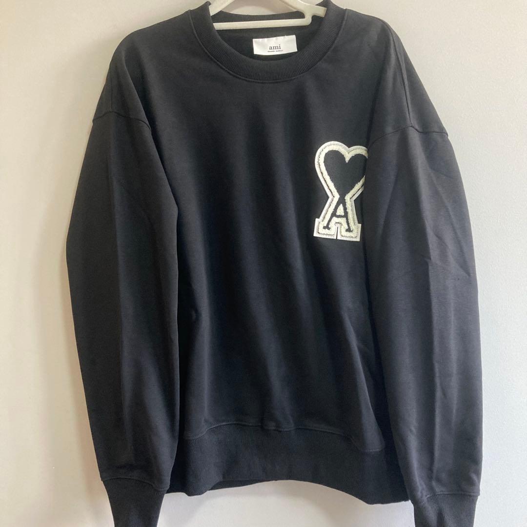 Ami parisアミパリス ブラック スウェット L