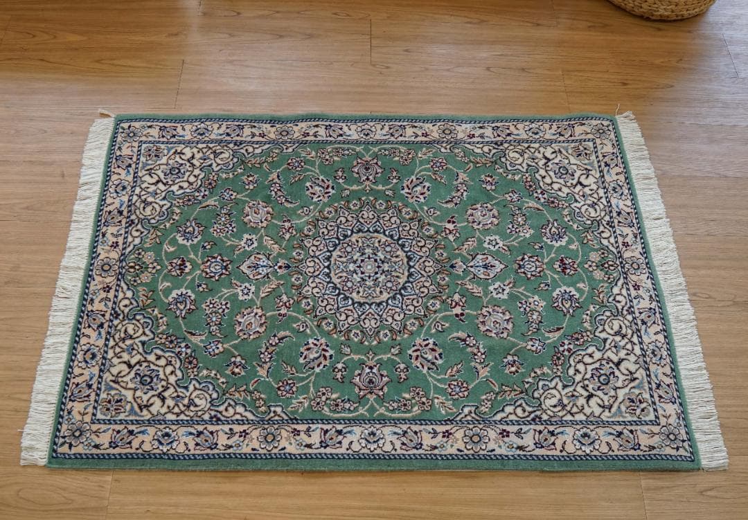 116×78cm ペルシャ絨毯 ナイン産