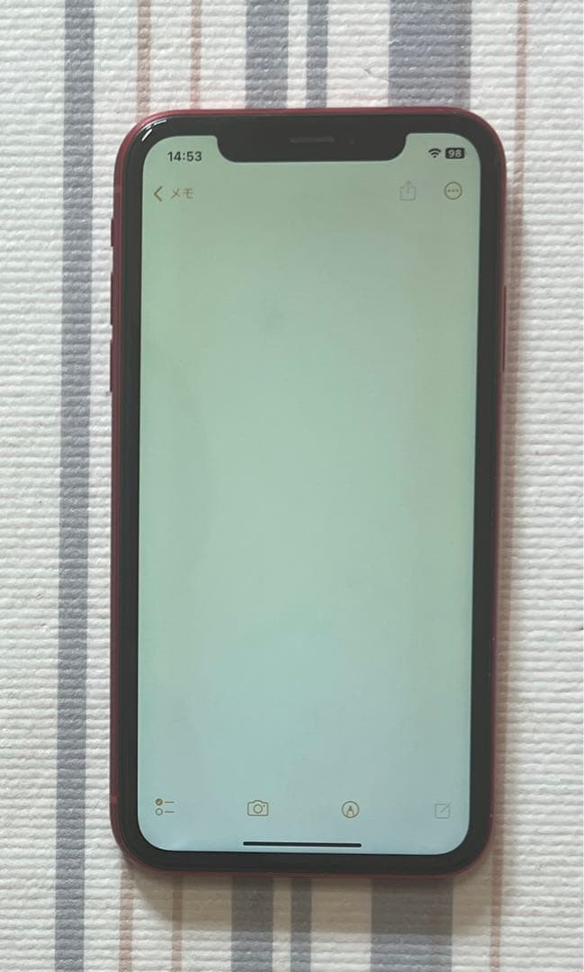 ジャンク品　iPhone XR 256GB RED SIMフリー