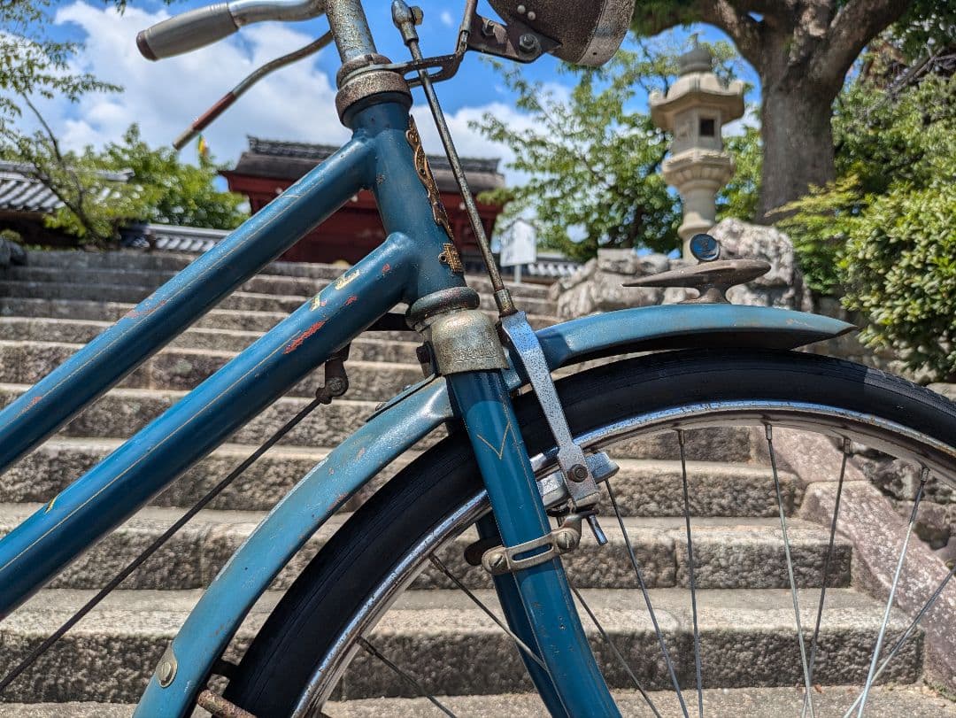 美品 山口　ゴールド号 婦人車 実用車 昭和 レトロ 自転車