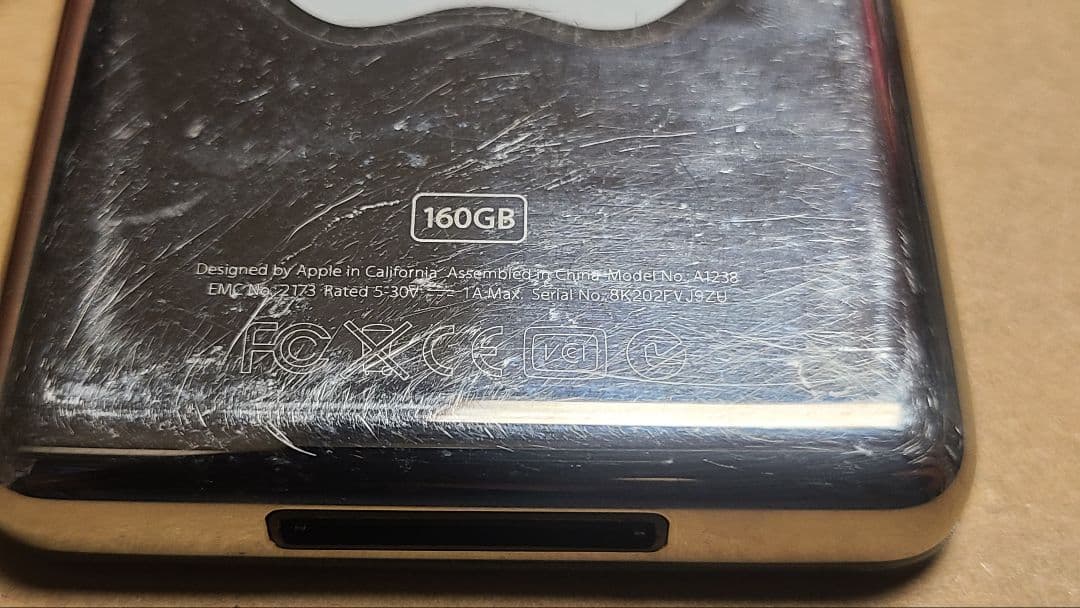 あ*ろ様 ipod classic 160GB A1328 グレー　ジャンク品