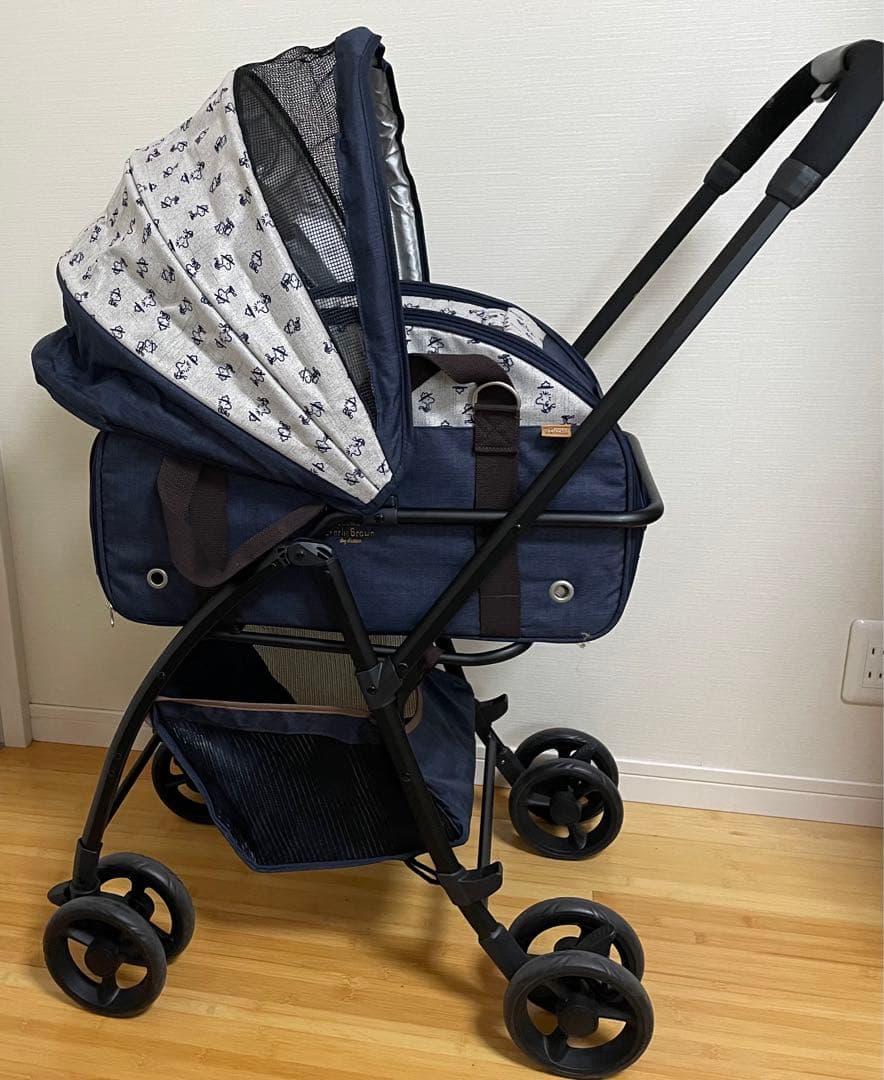 PEANUTS BEAGLE SCOUTS ペットカート スヌーピー柄