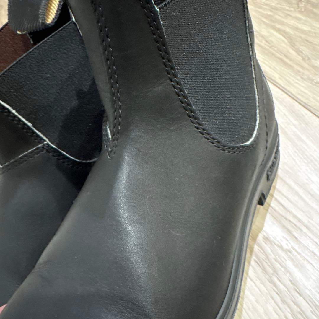 【美品】ブランドストーン Blundstone サイドゴアブーツ ブラック　3