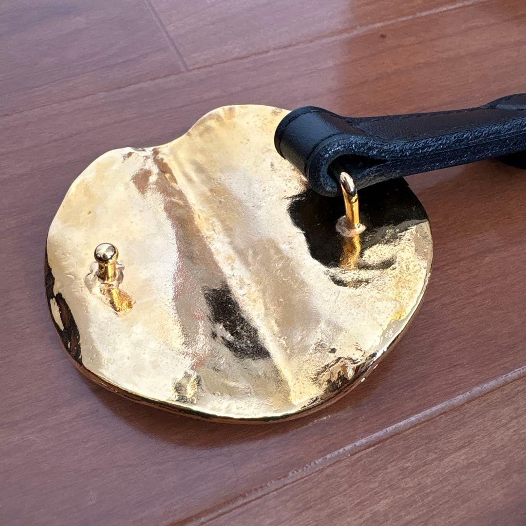 ハルノブムラタ　ゴールドサークル　レザーベルト