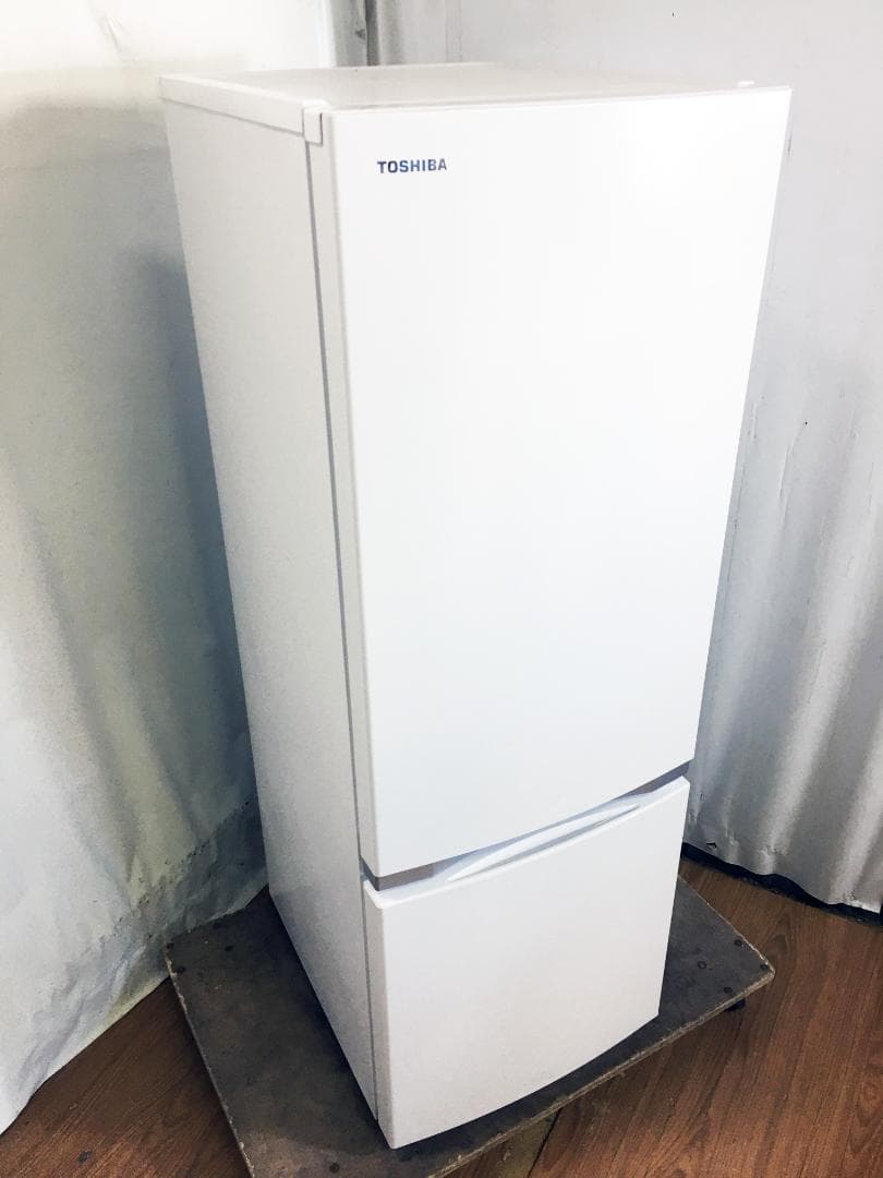 ト★美品中古★東芝 170L 冷蔵庫 【GR-R17BS-W】EOFU