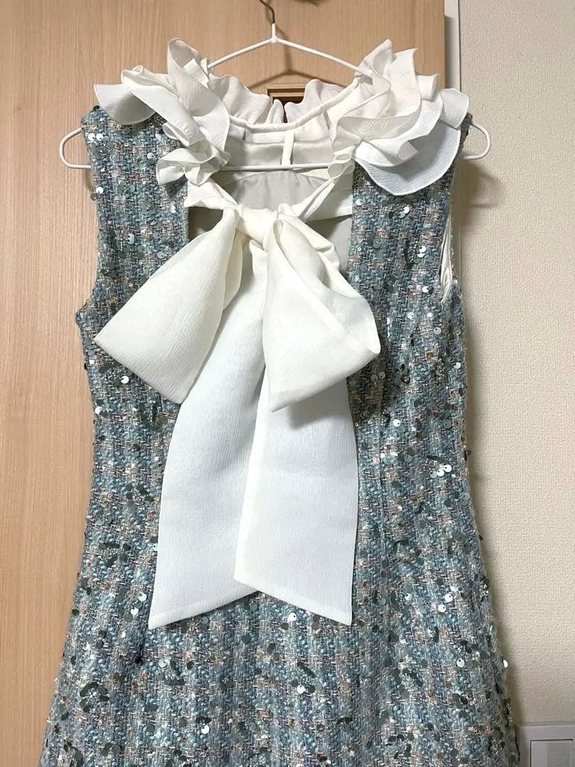 L.B CANDY STOCK フリルカラー付き2wayミニワンピース