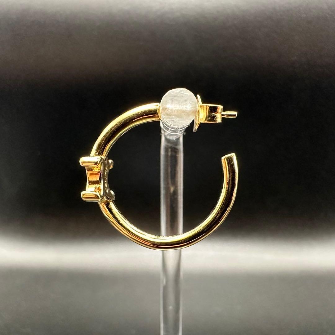未使用級✨　セリーヌ　ピアス　アシメントリック　ゴールド　1123