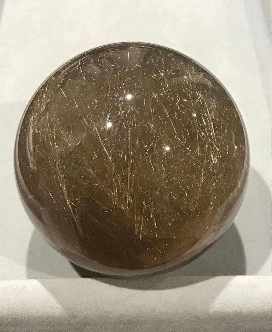 s*i様 (約1kg)ルチルレイテッドクォーツスフィア