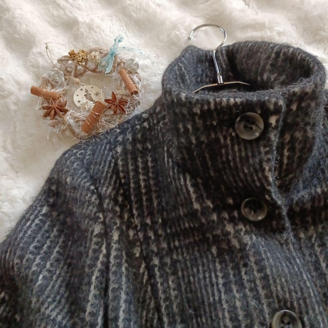 Max&Co 2wayツイードコート　アルパカ　モヘヤ　プリーツ