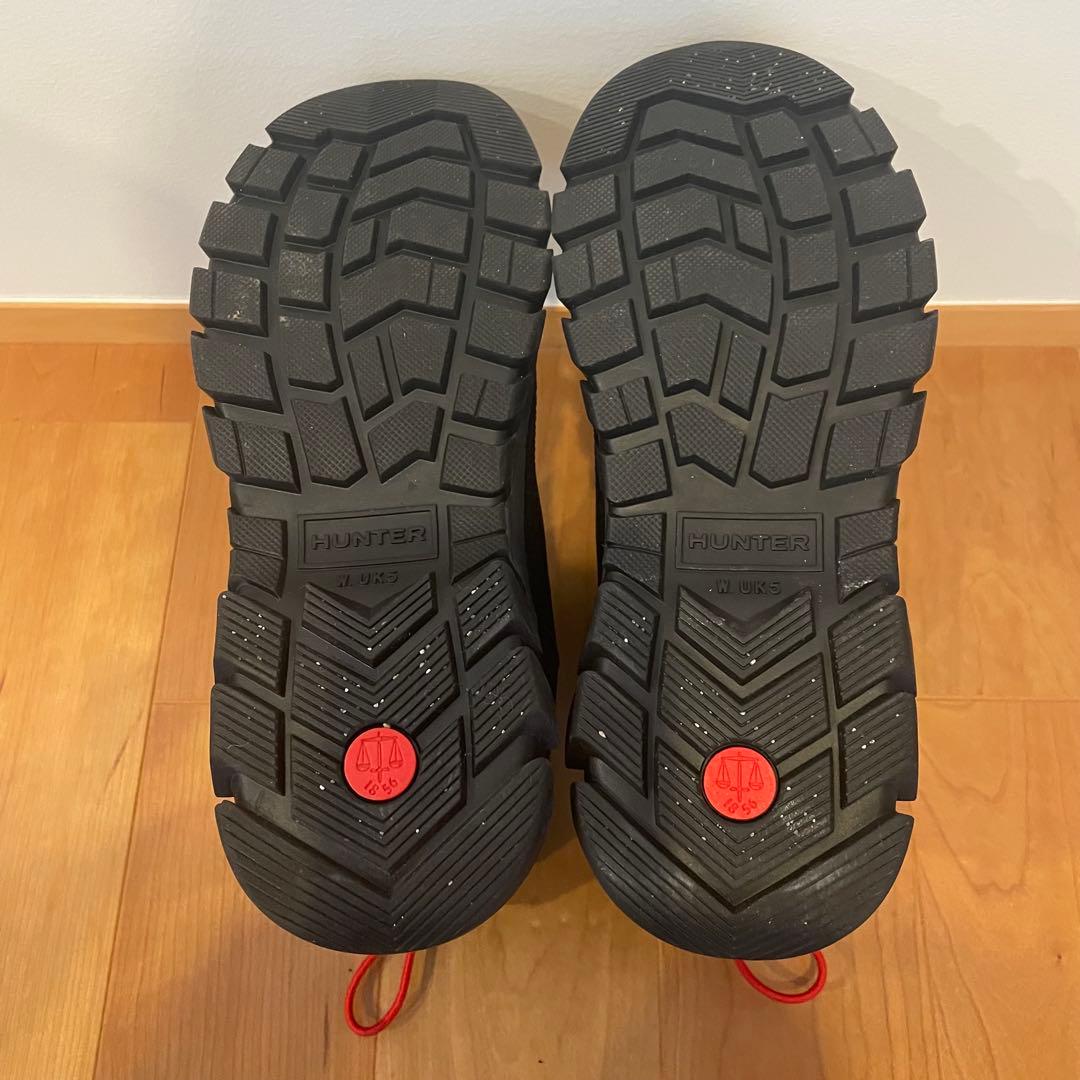 HUNTER ブラックブーツ