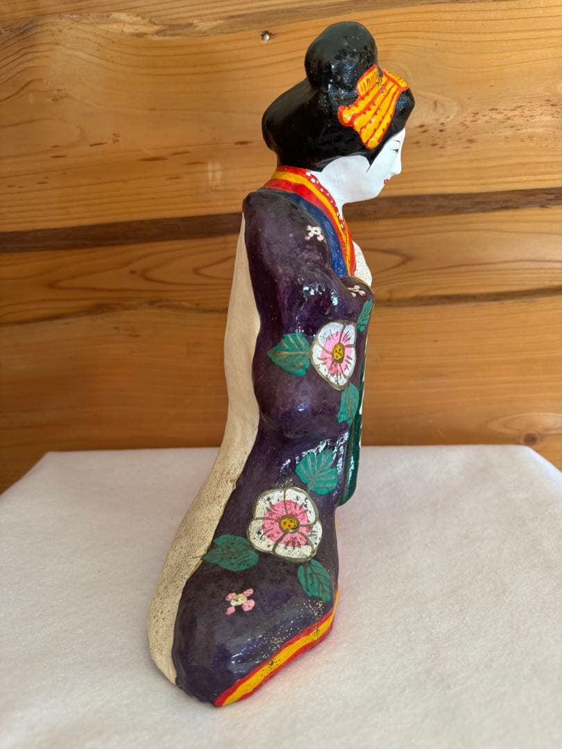 中野土人形 西原家 花魁 立ヶ花人形 郷土玩具 民藝 伝統文化 芸術 長野