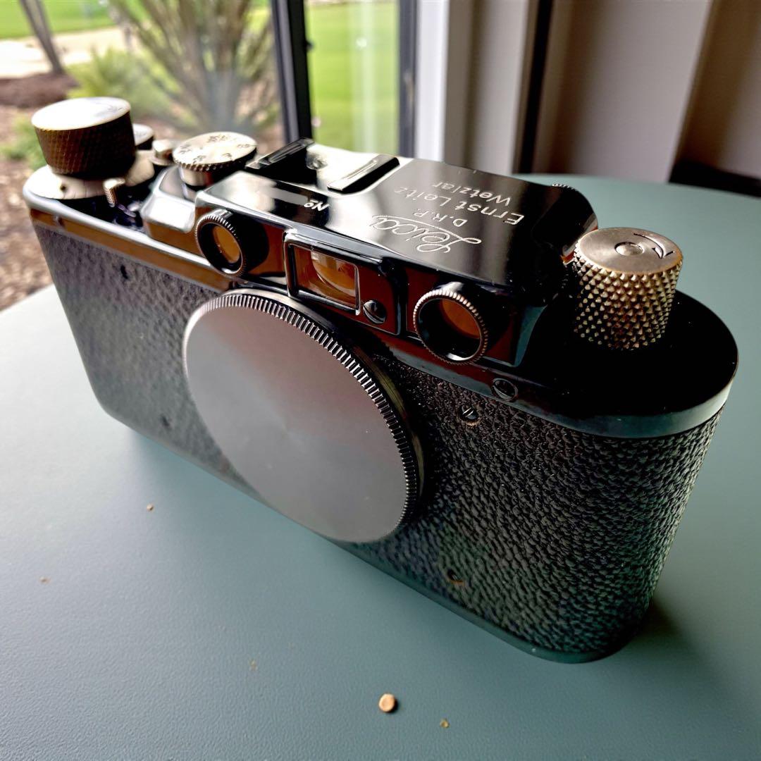 【OH済票付】×【戦場カメラマン　ロバート•キャパ愛用ライカD IIブラック】