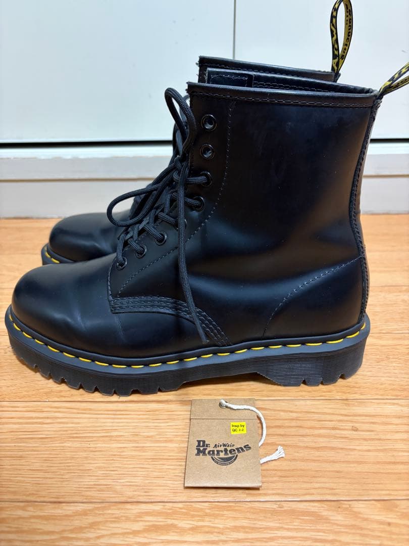 Dr. Martens 1460(8ホール) ブラック US9(27cm)厚底