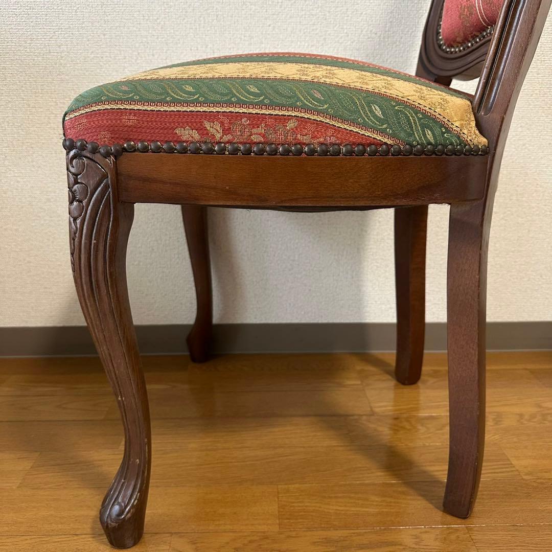 イタリア製クラシックチェア アンティーク 猫脚 高級家具　イタリアン家具