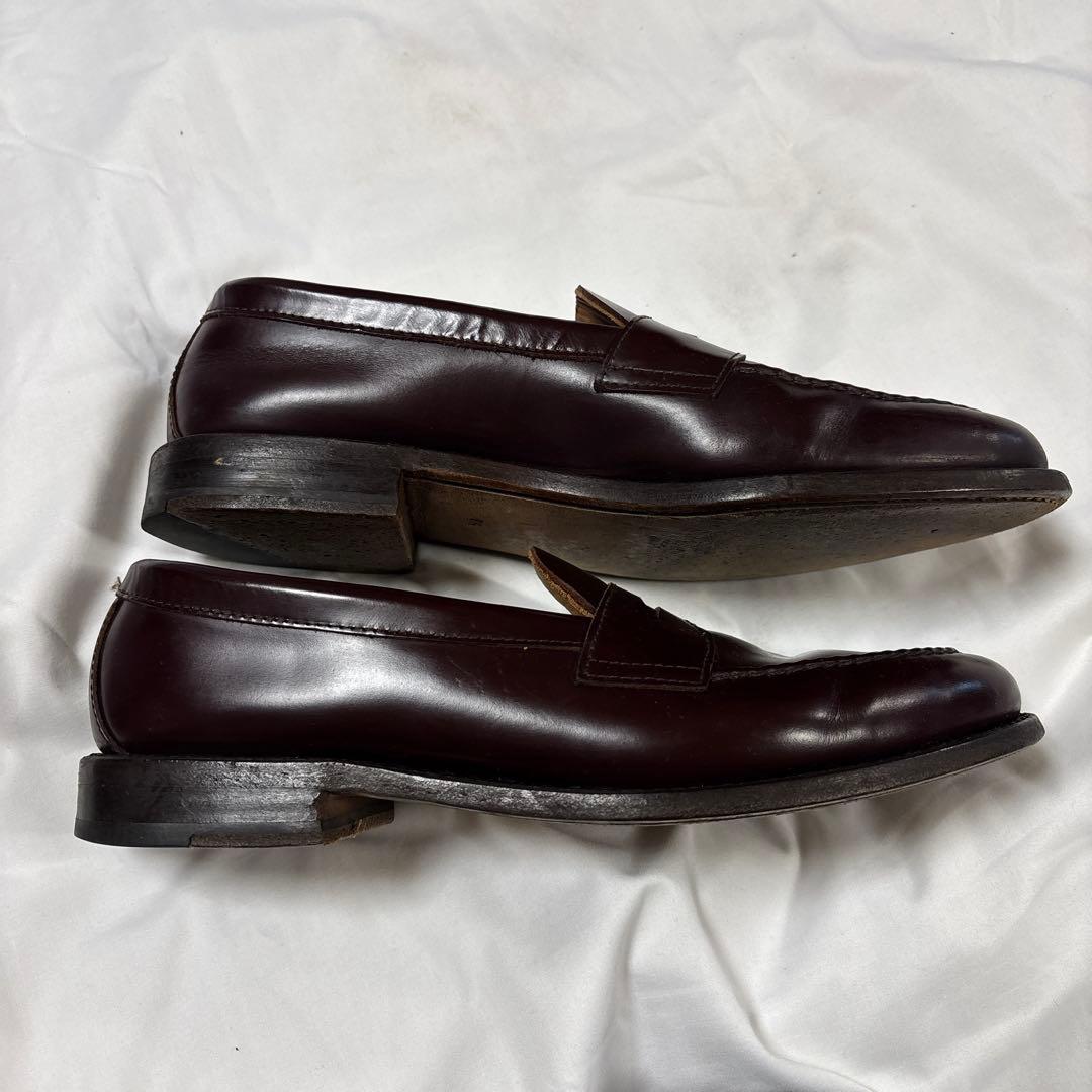 ブルックスブラザーズ　ダークブラウン レザー ローファー