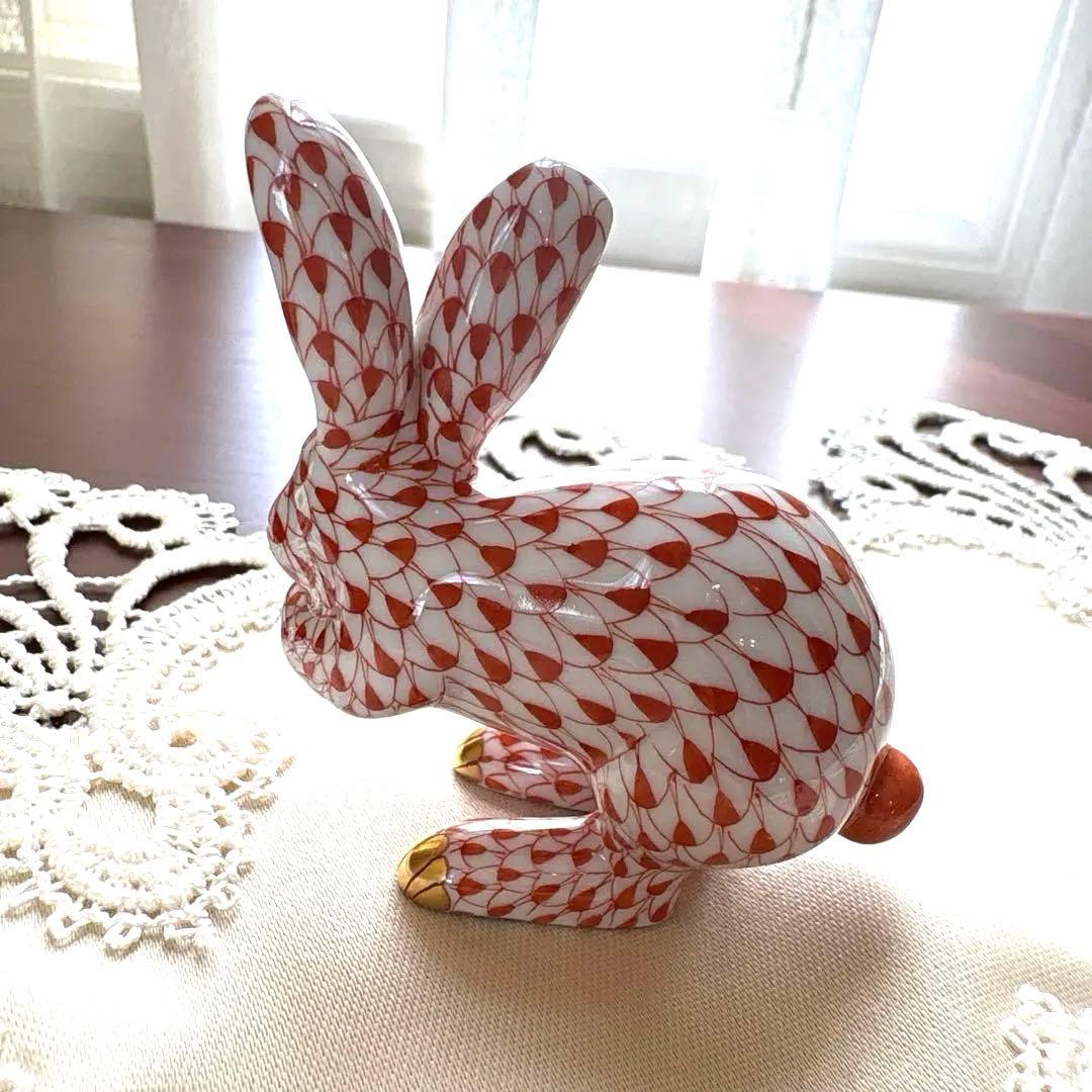 HEREND ヘレンド　フィギュリン　うさぎ　干支