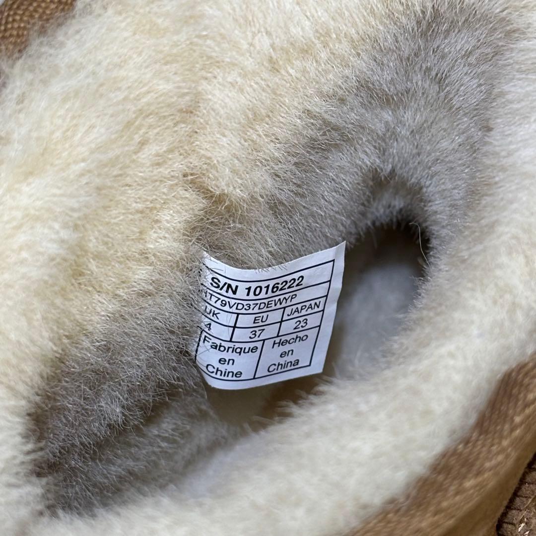 【ほぼ未使用】UGG ムートンブーツ 23cm チェスナット ボア 美品 定番