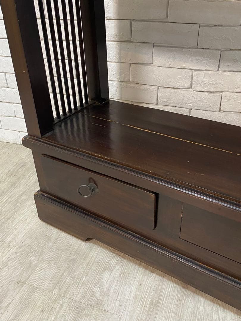 【rus】定価8万円　木製ラック　小道具　棚　アンティーク　古物