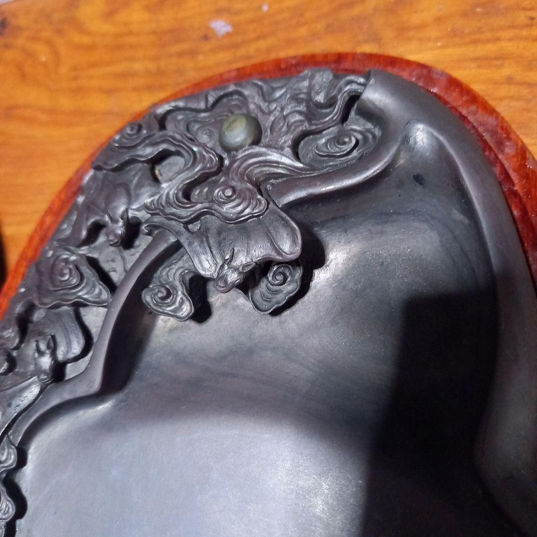 中国　硯　　書道　水墨画　　古物　希少　大きめ