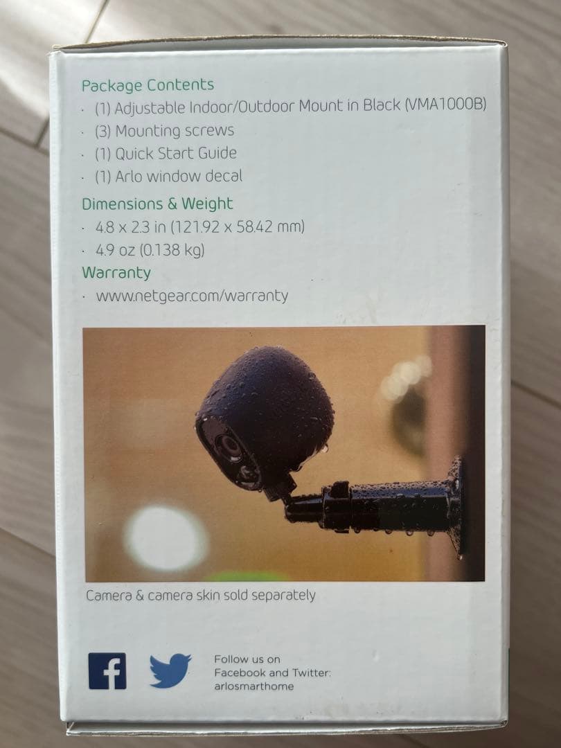 Arlo 無線防犯カメラ 3台セット 追加用2台(合計5台)とNETGEAR1台