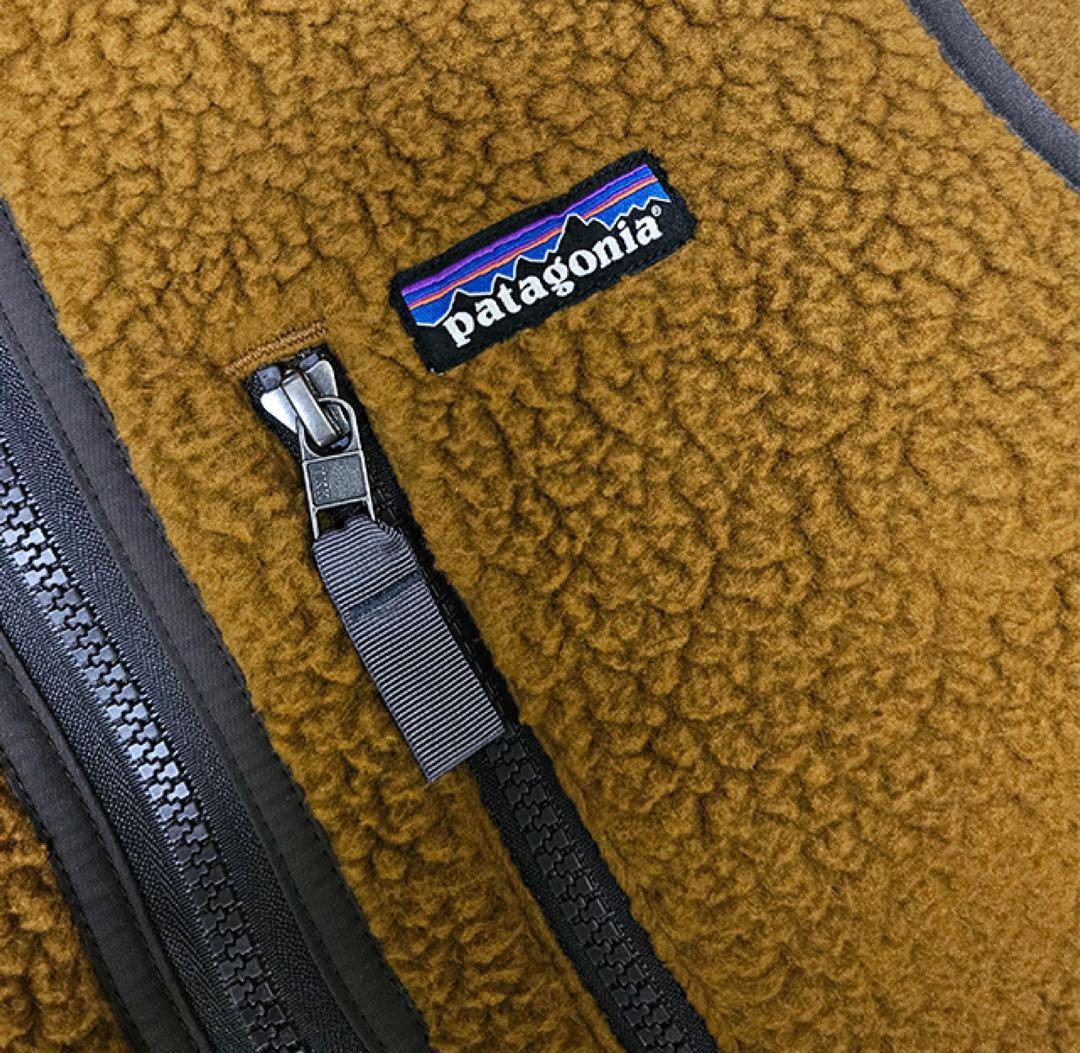 patagoniaパタゴニア／レトロパイルベスト／シェルターブラウン／M新品
