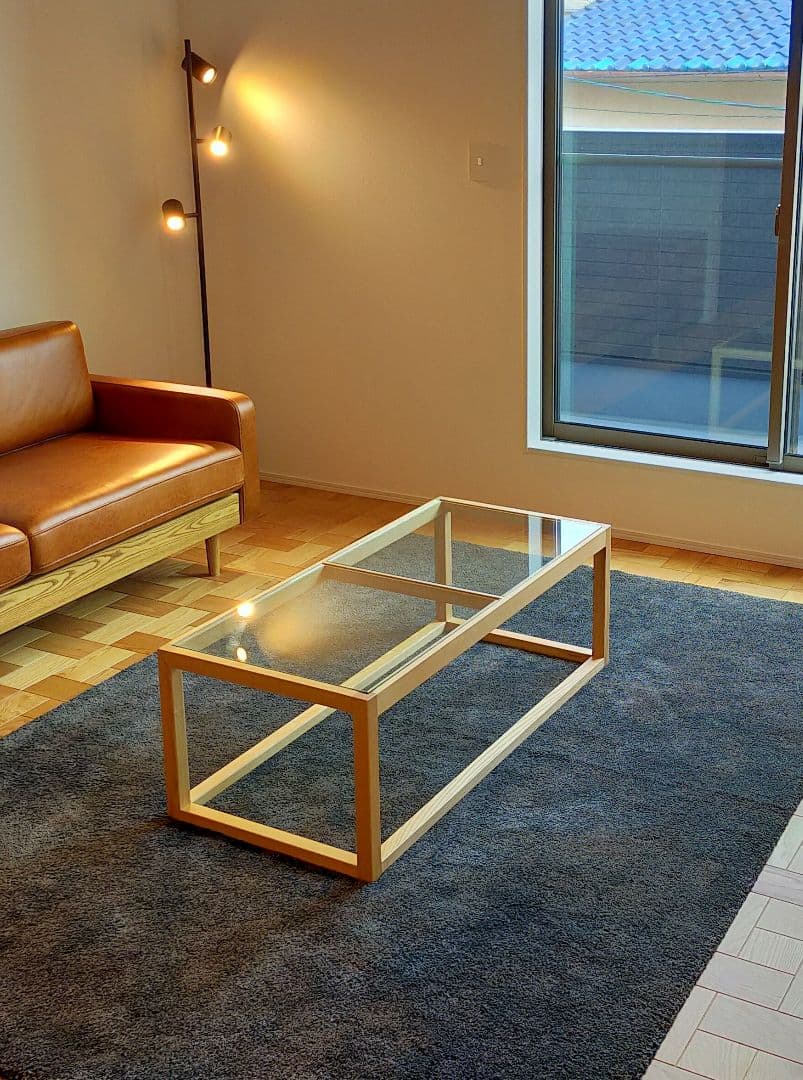 天然木センターテーブル リビングテーブル