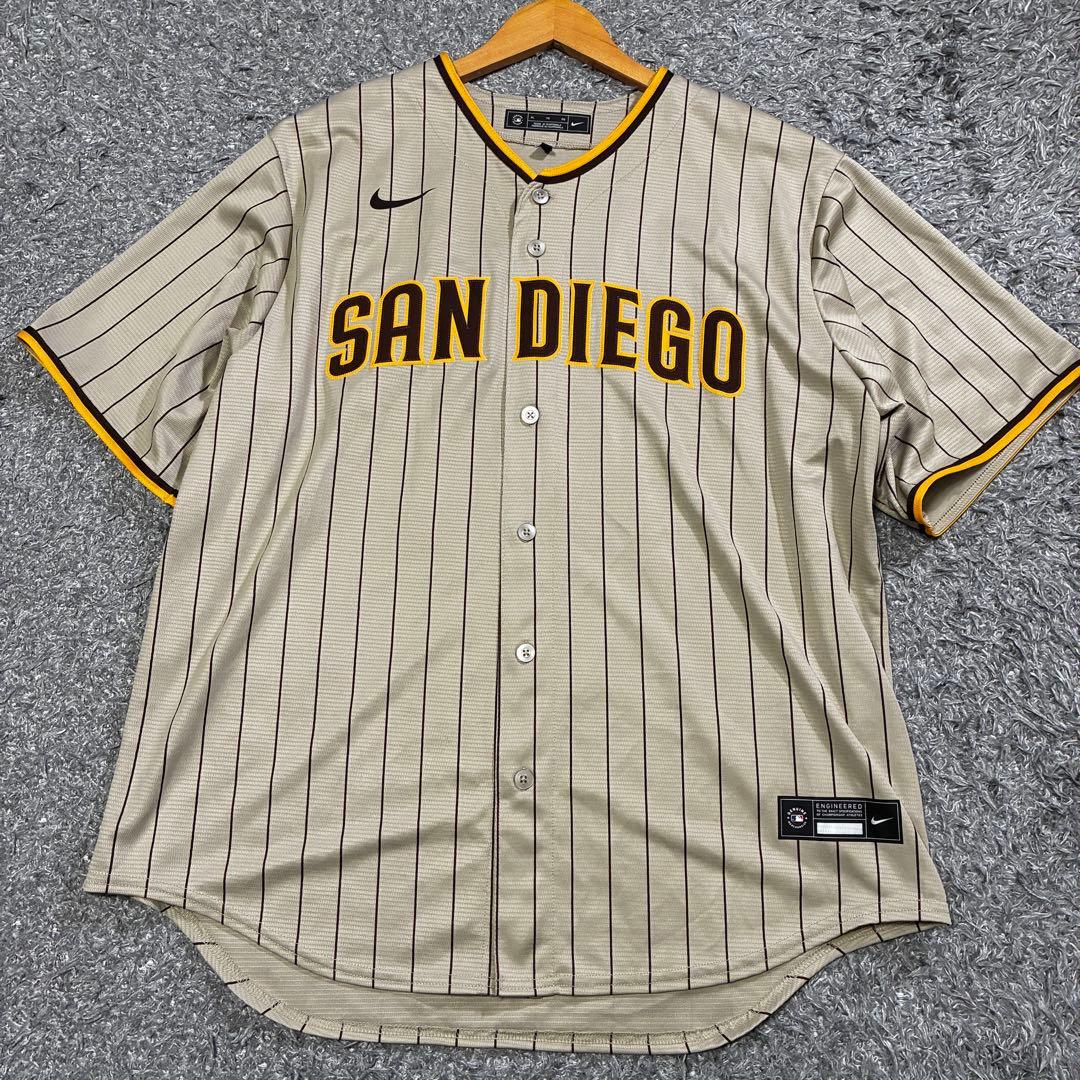 【美品】NIKE パドレス ダルビッシュ #11 レプリカ XL 限定色 タン