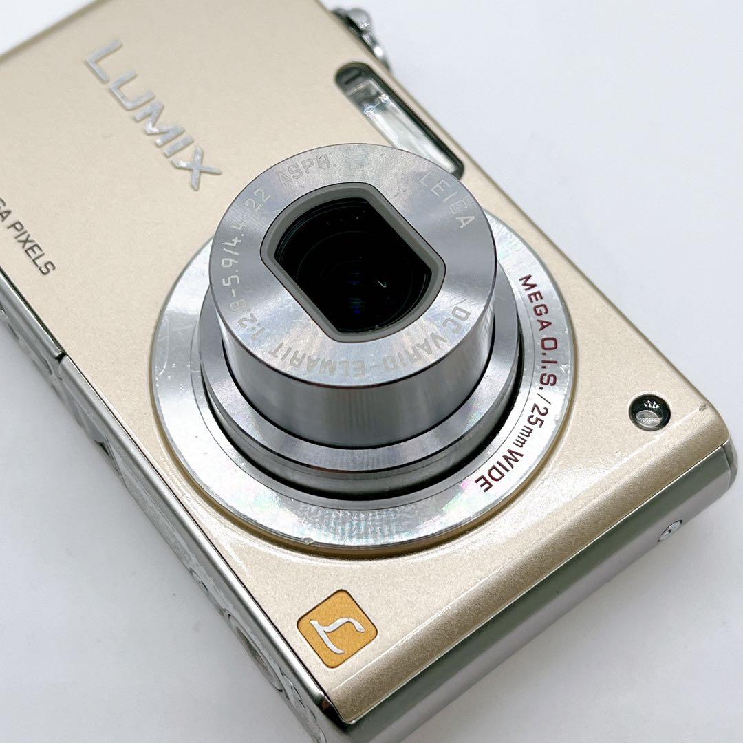 【美品】Panasonic LUMIX FX-40 ゴールド オールド 動作品