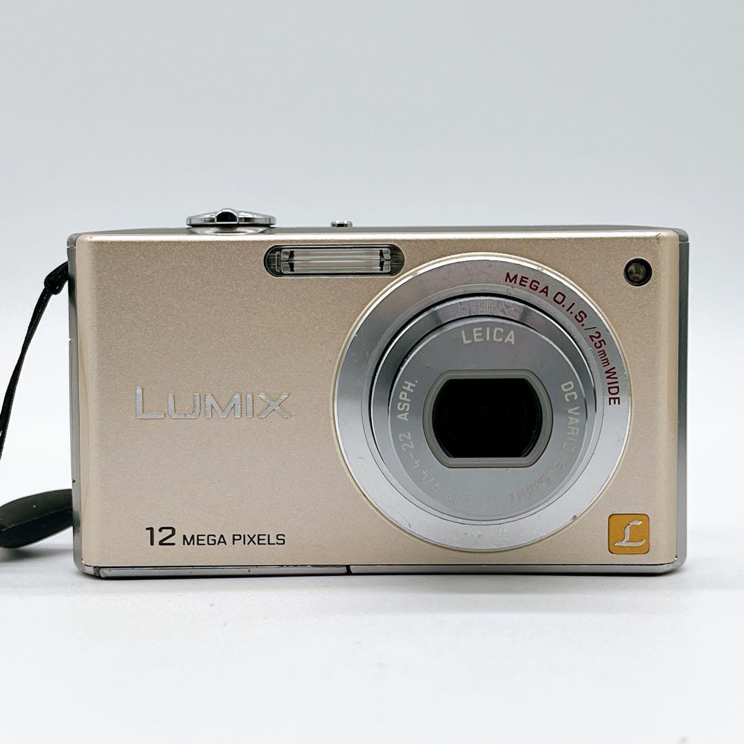 【美品】Panasonic LUMIX FX-40 ゴールド オールド 動作品