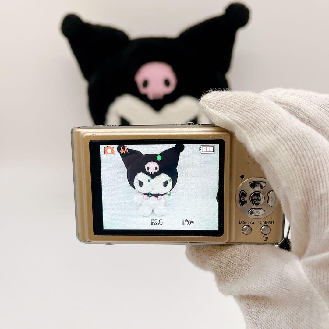 【美品】Panasonic LUMIX FX-40 ゴールド オールド 動作品