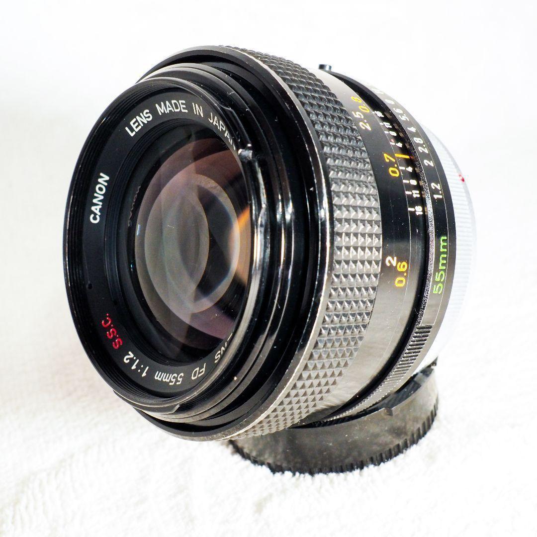 試写有 光学 美品 Canon キヤノン FD 55mm f1.2 S.S.C