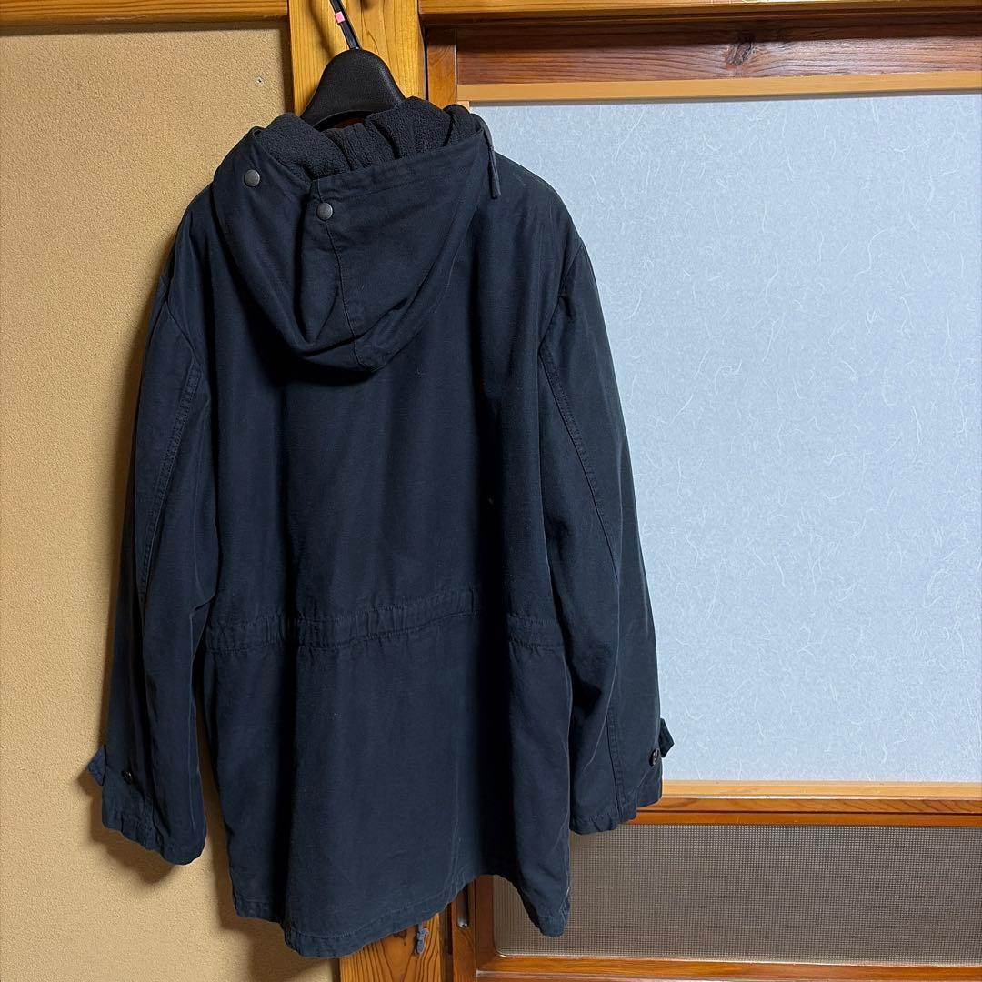 Supreme ネイビー　モッズコート Lサイズ