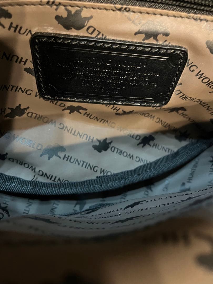 美品☆ ハンティングワールド ウエストバッグ ポーチ ボディバッグ　良品
