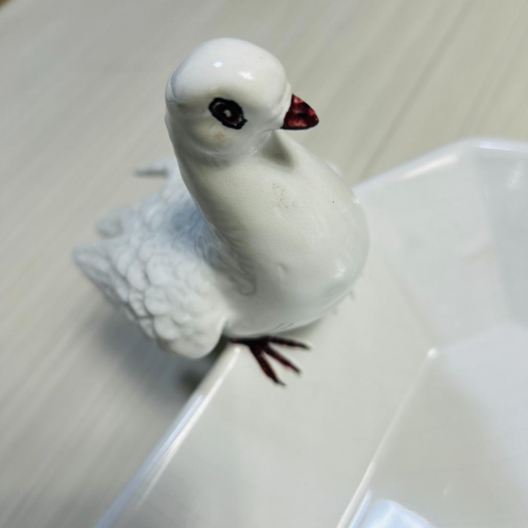 COSTA　コスタ　イタリア　オブジェ　花器　鳩　ハト　アンティーク　昭和レトロ