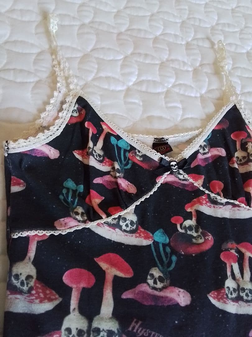 Hysteric Glamour スカル マッシュルーム キャミ2点 ※難あり