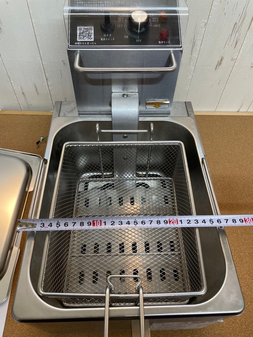 業務用　卓上電気フライヤー　6ℓ