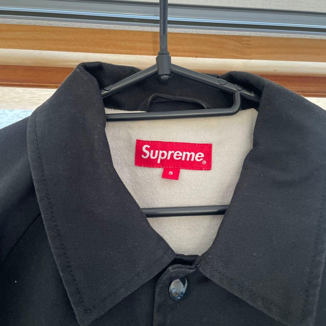 Supreme 黒 コーチジャケット　JAPANRabbit