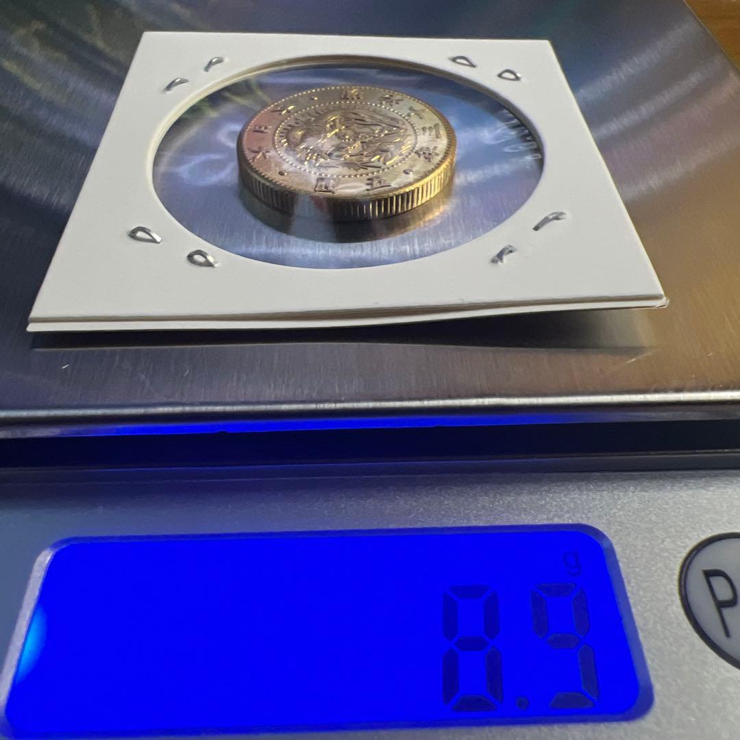 日本古銭 旧5円金貨明治13年　古銭 小型金貨　アンティーク