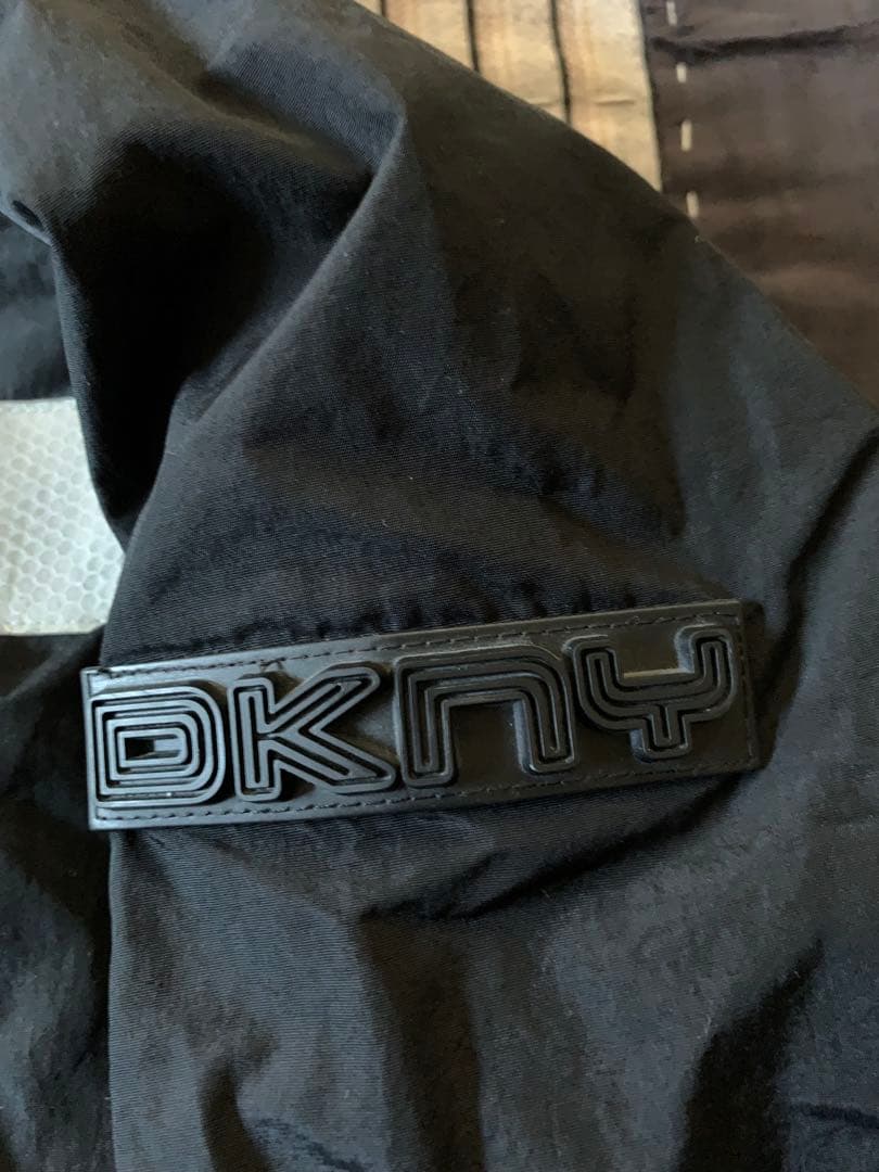 90s L DKNY vtg リフレクター ナイロンジャケット ギミック