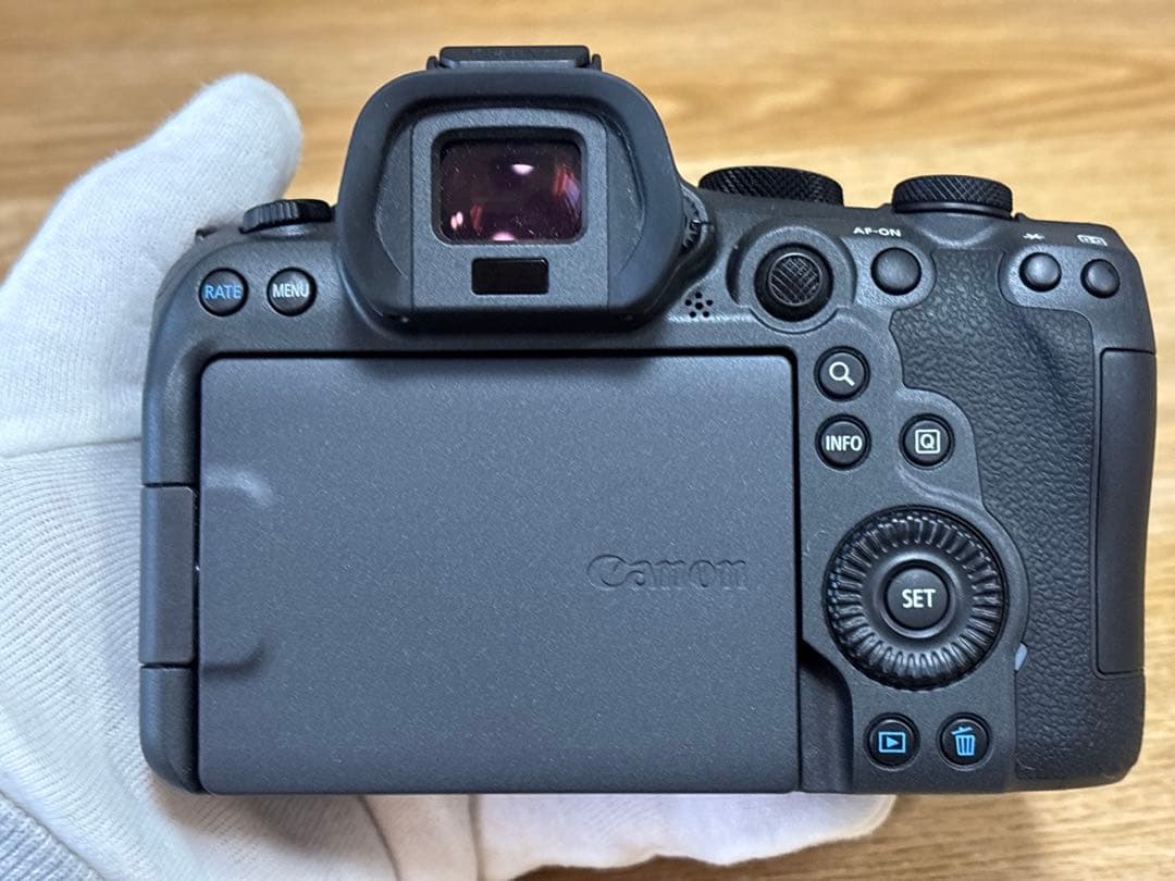 シャッター数少ない美品！メーカー4か月保証付　EOS R6 Mark II