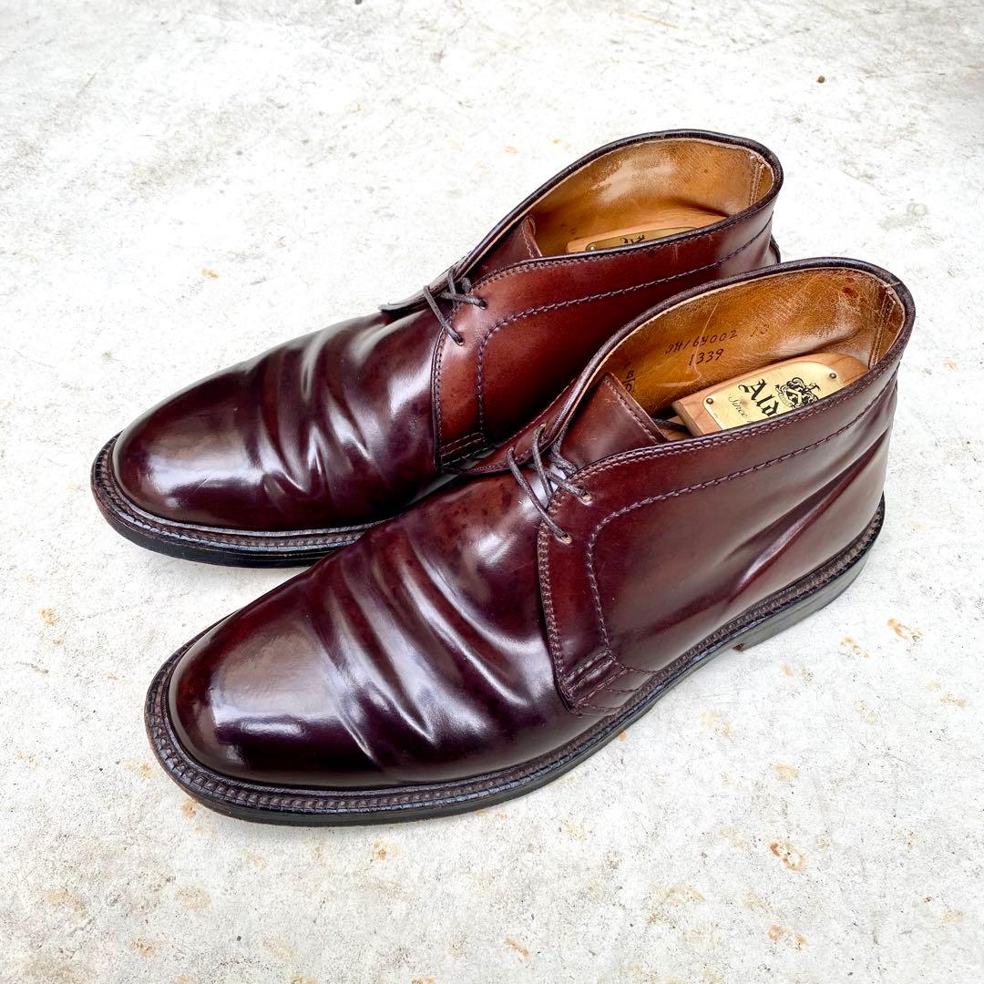 Alden1339★サイズ9D★コードバン★バーガンディ★チャッカブーツ