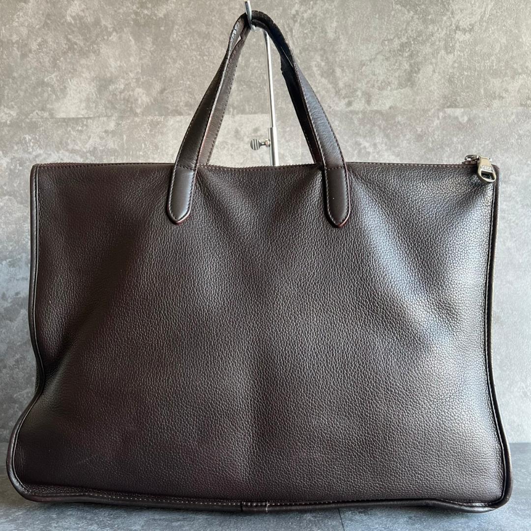 ⭐️LOEWE⭐️ロエベ アナグラム ビジネスバッグ レザー ブラウン A4可