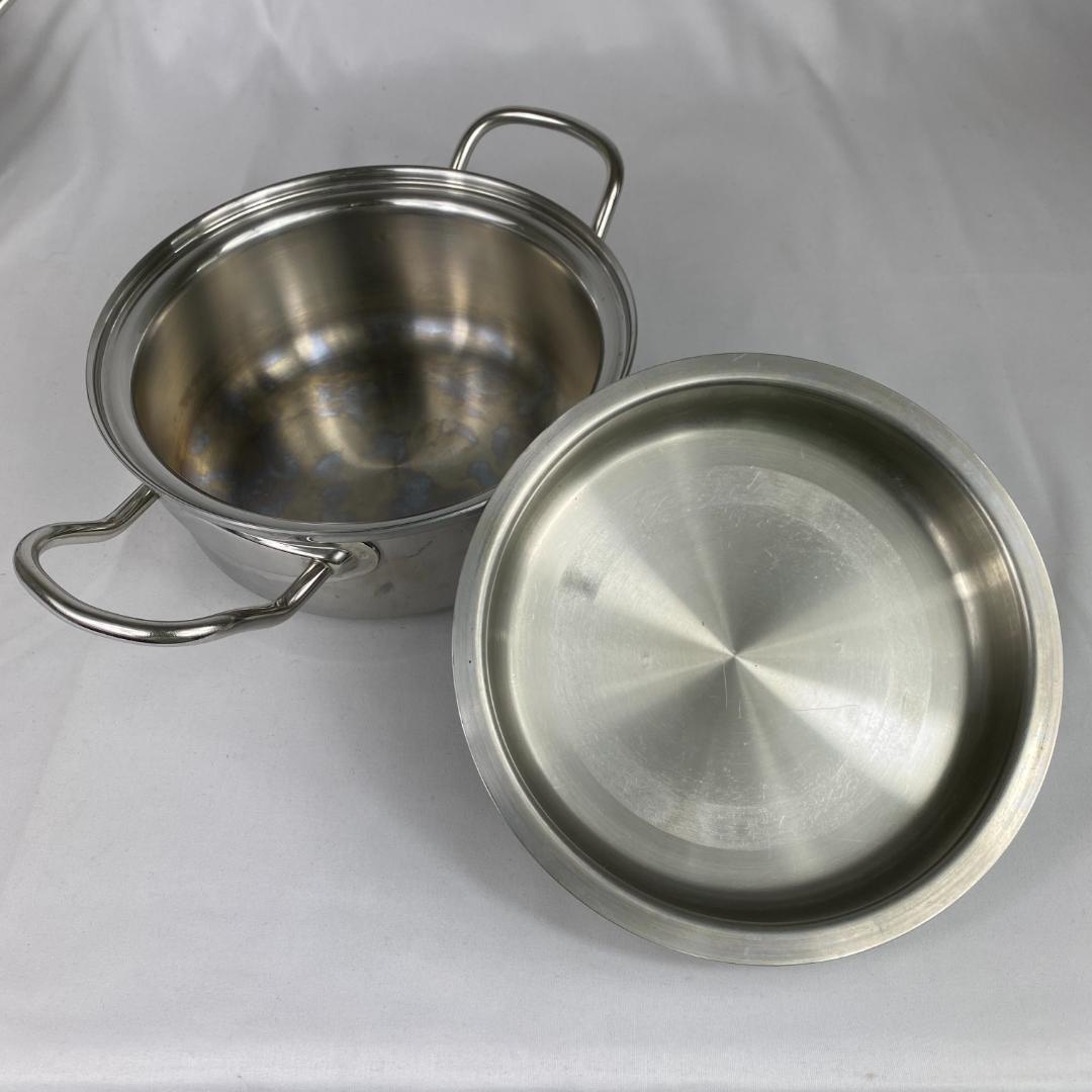 YOSHIKAWA COOK CHEF 高耐久オールステンレス鍋 4点セット