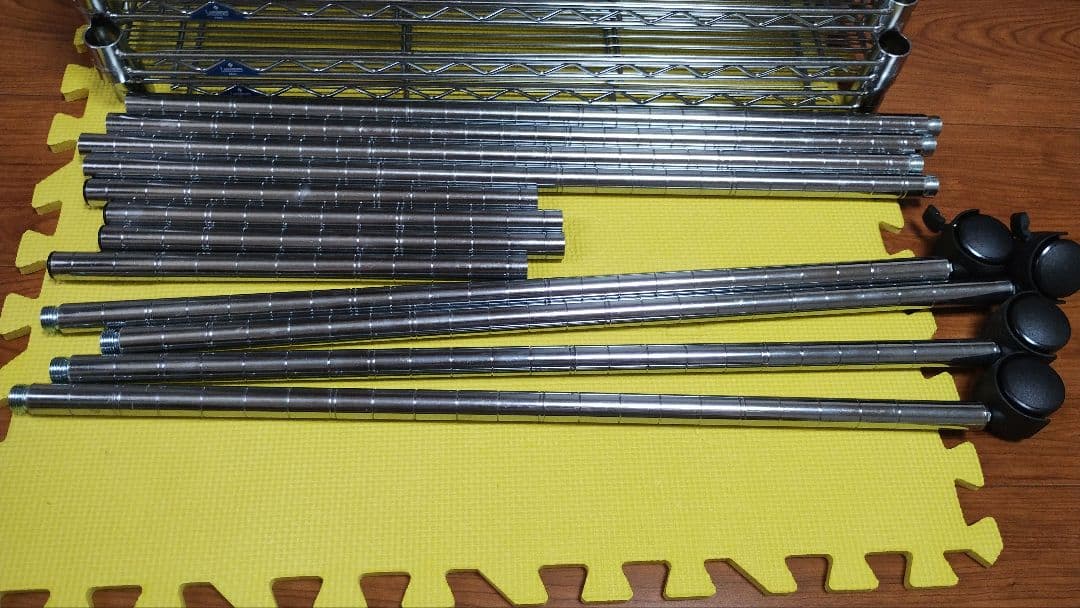 luminous ルミナス ラック スチールラック 6段 キャスター付き