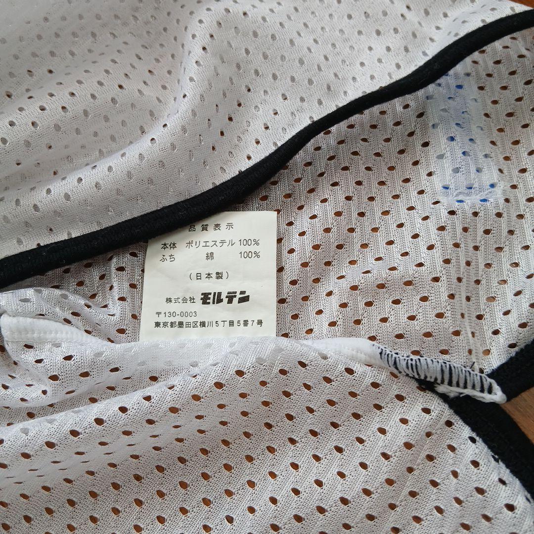 モルテンバスケットジュニアビブス 4～13番 ホワイト とブラック　10枚セット