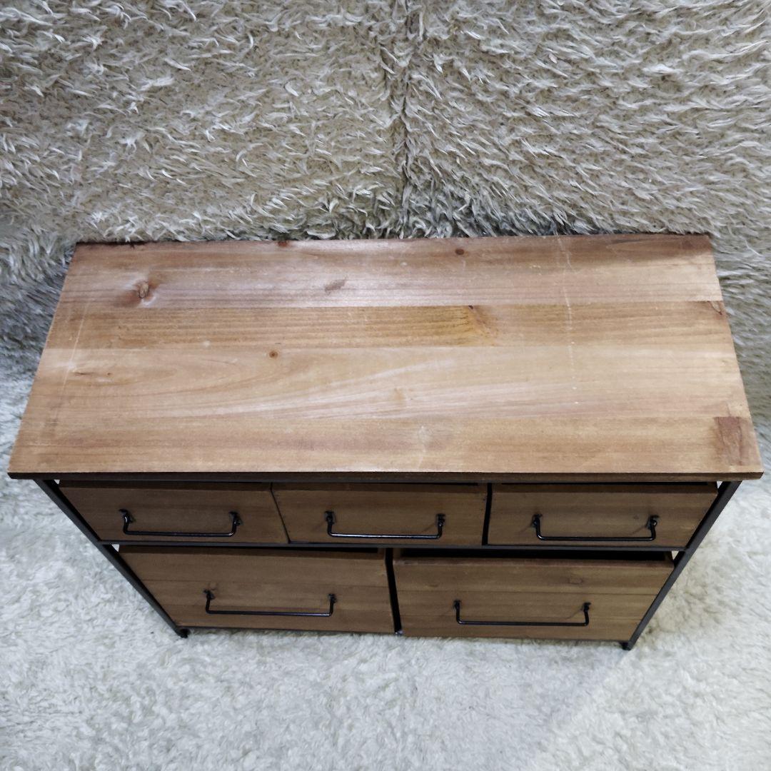 【完売品】サリュ salut! アイアンウッド5ドロワー マルチラックWEB限定